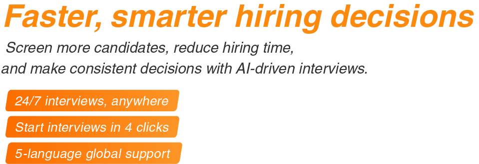 原石を見逃さない、AI面接